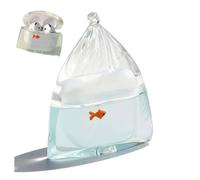 Liquid Silicone Koi Fish Silicone Case for Airpods 4 Pro, Cute Cartoon Clear 3d Funny Gold fish SiliconeEarphone Case, Anti Drop Dust-proof Shockproof Protective Cover (Blue)