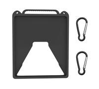 Liquid Silicone Protective Case Compatible with Mini Antenna Device, Portable Storage Carrying Sleeve with Integrated Handle and Dual Hooks, Shockproof Protector, Black (Black)