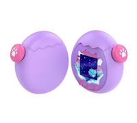 Liquid Silicone Protective Case Compatible with Tamagotchi Uni - Shockproof Skin Cover with a Key Cap, Cute Protective Shell for Tamagotchi Virtual Pet (Purple)