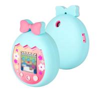 Liquid Silicone Protective Cover For Tamagotchi pix Games Console Soft Cover Fall Resistant Cute Non-Slip Accessories (blue)