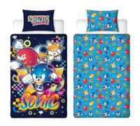 Liquid Single Polycotton Duvet Sonic the Hedgehog Multi Single