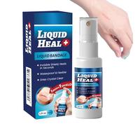 Liquid Skin Glue - Wound Cleaning Liquid, Bandage Spray for Skin, Protective Adhesive Wound Dressing, Waterproof Formula for Minor Scrapes Quick Health Care, Easy Application Everyday Use