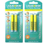Liquid Skin Liquid Plaster - Waterproof Liquid Bandage for Cuts, Wounds, Cracked Skin, Scrapes - Promotes Faster Natural Healing - No Sting, Non-Burning, Safe for Kids Formula - Pack of 4 Pipettes