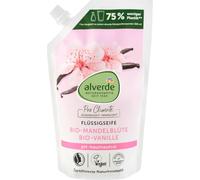 Liquid Soap Almond Blossom & Vanilla Refill Bag 500 ml DM Germany Compatible with Alverde-Naturkosmetik Flüssigseife Mandelblüte & Vanilla, Nachfüllpack, 500 ml