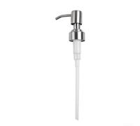Liquid Soap Dispenser Pump Replacement Stainless Steel 28/400 Thread Brushed Finish Head for Standard Mouth Bottle Kitchen Bathroom Use 11cm Tube(1PCS)