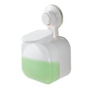 Liquid Soap Dispenser,Wall-Mounted Manual Soap Containers - Refillable Soap Dispenser Pump, Creative Manual Soap Containers With Suction Cup For Kitchen Shower Hotel