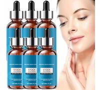 Liquid Solution Peptide Anti-Aging Serum, Deep Wrinkle Repair & Firming Serum with Collagen Boost &Hyaluronic Acid & Multi-Peptide, Hydrating Lifting Solution for Face (6PCS)