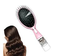 Liquid Spraying Hair Brush - Detangling Spray Comb | Built In Water Mist Reservoir with Fine Spray Nozzle, Anti Static Bristles, Hair Care Tool for Wet Dry Styling Home Salon Use