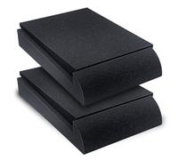 Liquid Stands Black 3-4.5" Studio Monitor Speaker Stand - High-Density Foam Pads with Non-Slip Surface & 5 Adjustable Angles - Ideal for Floor, Desktop or Bookshelf