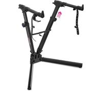 Liquid Stands V-Style Piano Keyboard Stand with Bag - Fits 54-88 Key Adjustable Heavy-Duty Piano Stand for Digital & Electric Keyboards - Foldable, Portable & Sturdy Synth for Stage, Studio & Home