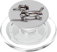 Liquid Surface Balloon Dog Sculpture PopSockets PopGrip for MagSafe