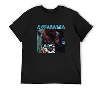 Liquid Swords T-Shirt Short Sleeve Funny Black Vintage Gift Men Tee Black M