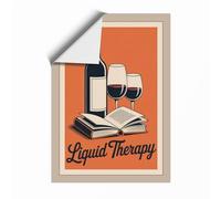 Liquid Therapy Vintage Unframed Wall Art Print A1 (84.1×59.4cm), Wall Decor for Living Room, Bedroom, Office & Home, Art Gift