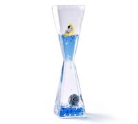Liquid Timer Sensory Toy for Relaxation, Motion Timer with Floating Astronaut and Starry Sky, Hourglass Toy Stress Relief, Anxiety, for Kid and Adult (B)