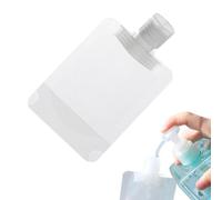 Liquid Travel Containers - 30ml / 50ml / 100ml Refillable Compression Bags | Portable Toilet Bottles with Leak Resistant Design for Shampoo, Revita