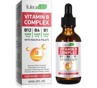 Liquid Vitamin B Complex Supplement, B Vitamins Complex - Vitamin B12 B1 B6 Niac