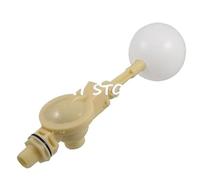 Liquid Water Level Sensor DN15 1/2" DN20 3/4" DN25 1" BSPT Thread Plastic Float Valve Ball Tank Pool(1/2")