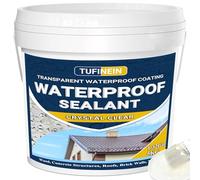 Liquid Waterproof Sealant Clear 5 KG, TUFINEIN Invisible Anti-Leaking Sealant Agent, Transparent Waterproof Coating Water-Based Indoor & Outdoor Roofs, Walls, Garden Anti Leakage Agent