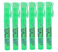 Liquid White Out, 6Pcs White Out Liquid Quick Spry Thermal Paper Eraser with Lid Portable Correction Fluid for Home School Office Information Protection, Whiteout