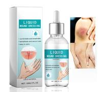 Liquid Wound Dressing, Skin Glue for Wounds Human, Liquid Plaster,Waterproof & Breathable, Compact Dropper Design, Wound Wash, New Skin Liq/uid Plaster, Suitable for Everyone,Ingredient Safety