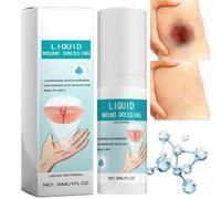 Liquid Wound Spray,Liquid Plaster Quick-Dry Gel,New Skin Liq/uid Plas/ter,Waterproof Spray Plasters for Wounds,Breathable Quick-Dry,Remarkable Effect,Lightweight and Breathable Transparent,Natural