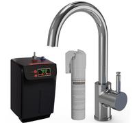 Liquida BHT311CH 3 in 1 Chrome Kitchen Instant Boiling Hot Water Tap