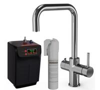 Liquida Ebt311Ch 3-In-1 Chrome Instant Boiling Hot Water Kitchen Tap
