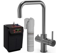 Liquida EBT411GM 4 in 1 Gun Metal Grey Kitchen Instant Boiling Hot Water Tap