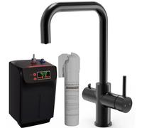 Liquida EBT411MB 4 in 1 Matt Black Instant Boiling Water Kitchen Tap