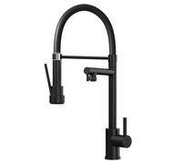 Liquida Gd384Mb Single Lever Multi Use Pull Out Kitchen Mixer Tap In Matt Black