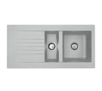 Liquida Kav150Cg 1.5 Bowl Composite Reversible Grey Kitchen Sink 1000X500mm