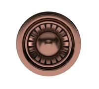 Liquida SW1CP Satin Copper Kitchen Sink Basket Strainer Waste