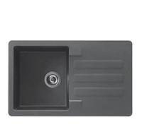 Liquida VG5GR 1.0 Bowl Composite Reversible Inset Grey Kitchen Sink
