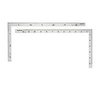 Liquidraw 150 x 300 mm Stainless Steel L Shape Square Ruler Double Sided Right Angle Metal Ruler For Cutting Sewing With Metric & Imperial Measuring For Engineers & Architects