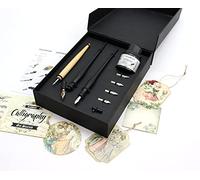 Liquidraw Calligraphy Pens Set Dip Pen Nibs Holder Set With Black Calligraphy Ink For Artists, Beginners, Adults & Kids