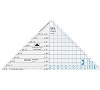 Liquidraw Flying Geese Quilting Ruler - 6.5" | Durable Clear Acrylic | Ideal for Sewing, Dressmaking or Arts & Crafts | Helpful in Cutting Large Triangles | Easily Cut & Piece Flying Geese Blocks