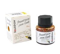 Liquidraw Fountain Pen Ink Bottles 10 Assorted Colours 35ml Inks Suitable for Calligraphy Ink Selection Available Black, Blue, Red, Green, Brown, Violet Purple, Yellow Etc ()