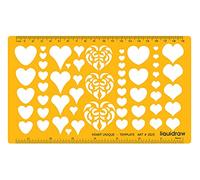 Liquidraw Jewellery Design Templates Stencil, Jewellery Making Template Stencils - Hearts