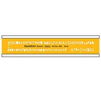 Liquidraw Lettering Stencils for Crafts English Stencil Alphabet Number Drawing Drafting Template, Italic Font 5mm