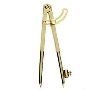 Liquidraw Locking Wing Divider Compass 8" | Brass Precision Technical Drawing Tool for Architects, Engineers, Carpenters & Students | Adjustable Divider for Circles, Radius, Layouts & Measuring