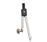 Liquidraw Metal Compass & Pencil Holder - 11 cm | Ideal for Maths & Geometry | School Student Essential | Professional Quality, Great for Technical Drawing | Smooth & Accurate Radius Adjustment