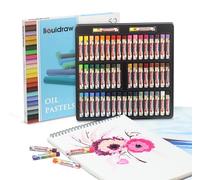 Liquidraw Oil Pastels-52 Pack | Assorted Vivid Colours | Ideal Set For Artists, Students & Kids | Suitable for Drawing & Sketching on Textured Paper | Quality Soft Smudge Pigment | Fade Resistant