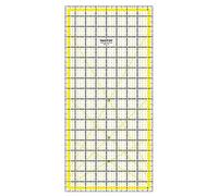Liquidraw Quilting Ruler - 8.5" x 18" | Transparent Acrylic | Clear, Bold Imperial Measurement Markings | Patchwork Rectangle Quilting Template | Ideal For Sewing, Cutting & Measuring | 3 mm Thick