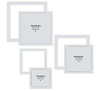 Liquidraw Quilting Templates & Rulers for Patchwork - Square (Set of 3) | Clear Acrylic Sewing Template Stencils | 3", 4" & 5" Sizes | Easy-Read Quilt Cutting, Piecing, Measuring & Fabric Guide