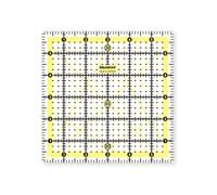 Liquidraw Square Quilting Ruler - 6" x 6" | Acrylic Quilting Square Template | Helpful Sewing Tool with 30°, 45°, 60° Angle Markings | Helpful In Cutting Squares | Quilting & Sewing Must-Have
