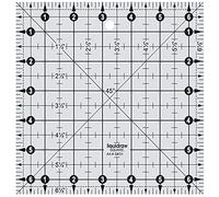 Liquidraw Square Quilting Ruler, Clear Acrylic Quilting Square Template, Imperial 6.5" x 6.5"