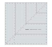 Liquidraw Square Quilting Ruler, Clear Acrylic Template, 16"