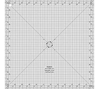 Liquidraw® Square Quilting Ruler, Clear Acrylic Template, Imperial 6.5" x 6.5" / 12.5" x 12.5" (12.5" x 12.5")