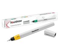 Liquidraw Technical Drawing Pen - 0.3 mm | Refillable Black Ink Drafting Pen for Artists, Architects & Engineers | Fine Nib Precision Liner for Illustration, Design, Sketching & Technical Drawing