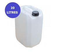 20L Water Container Heavy Duty | Food Grade HDPE Plastic Jerry Can Water Carrier | Stackable 20 Litre Drum Tank with DIN 61 Cap | For Camping, Liquid Storage, Car Washing, Emergency & Industrial Use